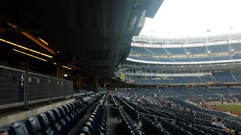 yankee stadium seats under overhang